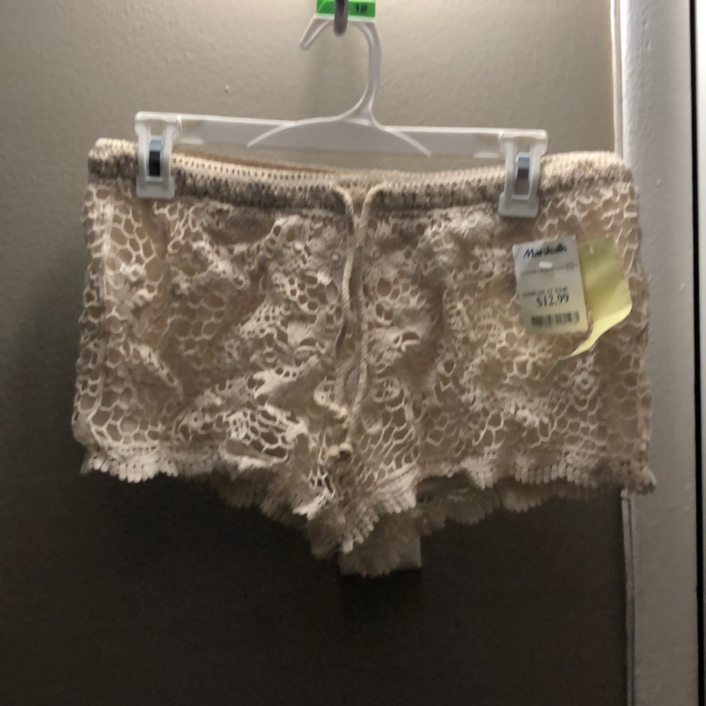 Crochet shorts never worn